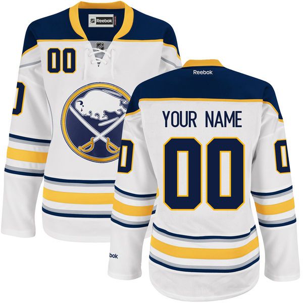 Reebok Buffalo Sabres Womens Premier Away NHL Jersey - White->women nhl jersey->Women Jersey